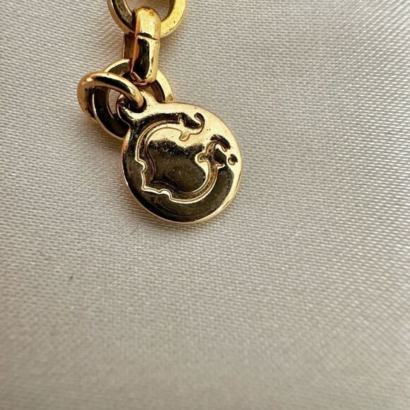 C Wonder yellow and gold tone link necklace - Picture 5 of 9